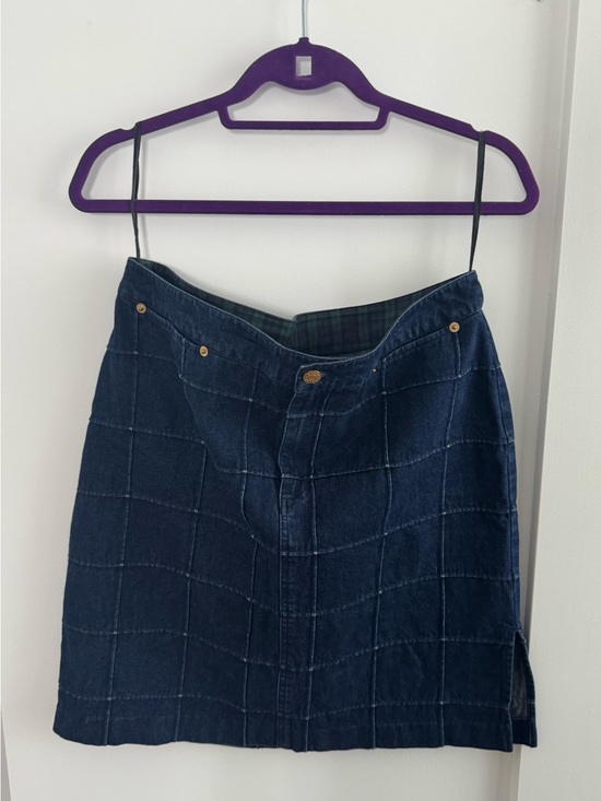Ralph Lauren Dresses & Skirts - Ralph Lauren Navy Patchwork Denim Mini Skirt